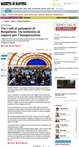 Borgo, Articolo Gazzetta MN